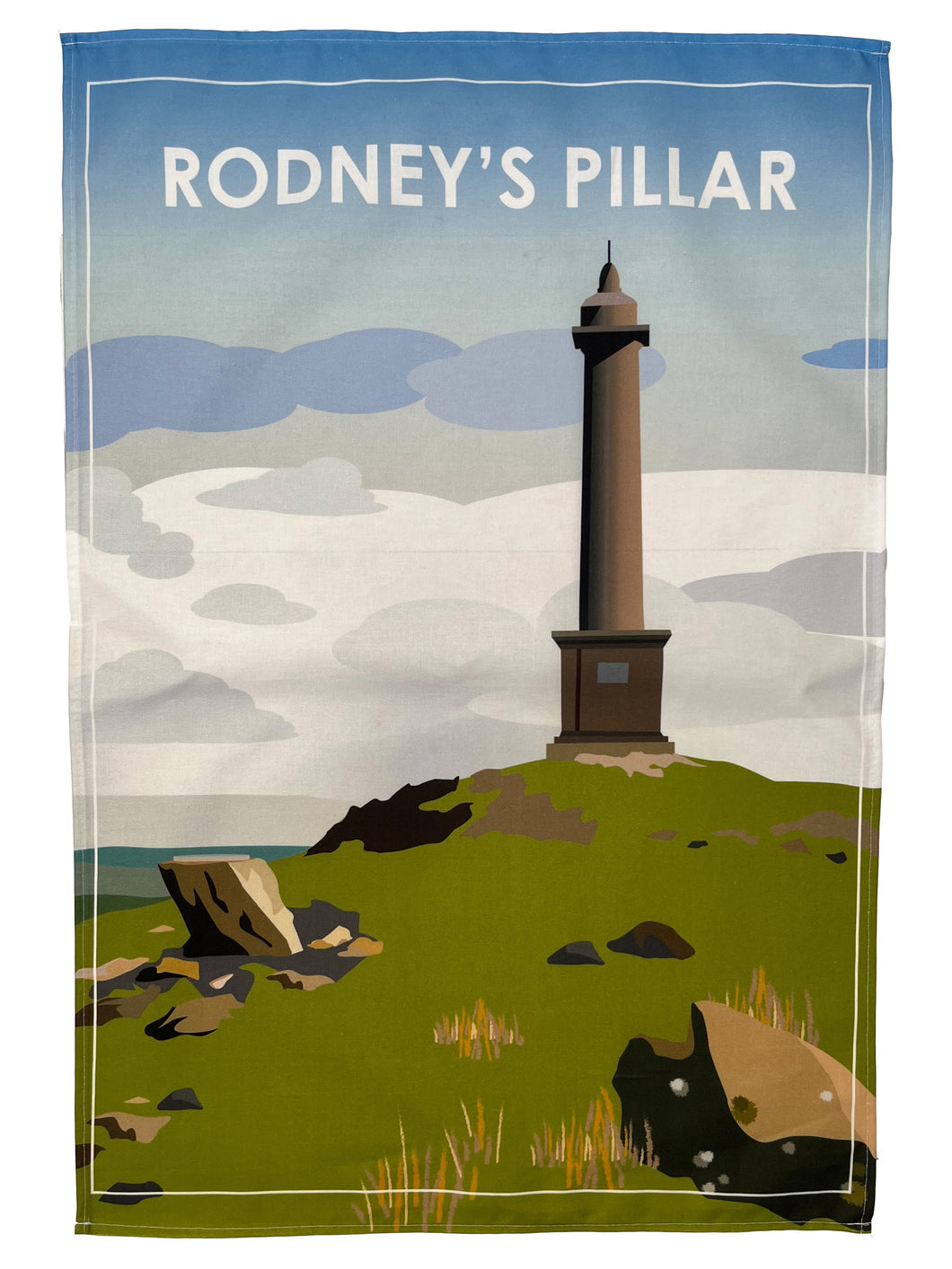 Rodney's Pillar Tea Towel