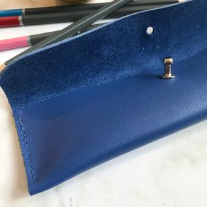 Blue Leather Case