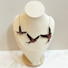 Load image into Gallery viewer, Flying Swifts Necklace
