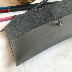 Grey Leather Case