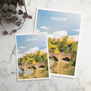 Ludlow Travel Print