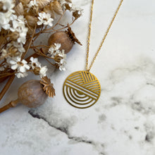 Load image into Gallery viewer, Geometric Circle Necklace
