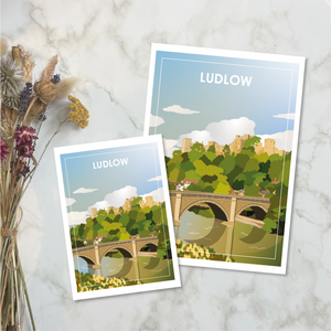 Ludlow Travel Print