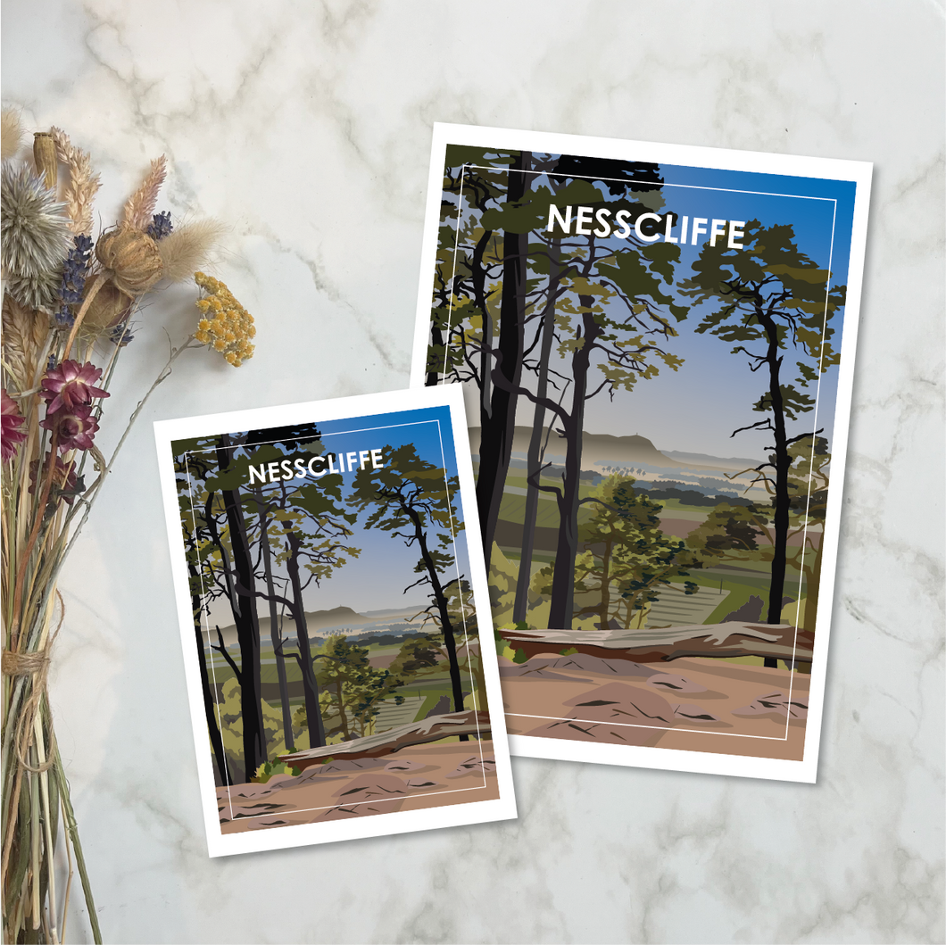 Nesscliffe Travel Print