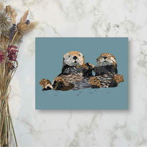 Otter Duo Print