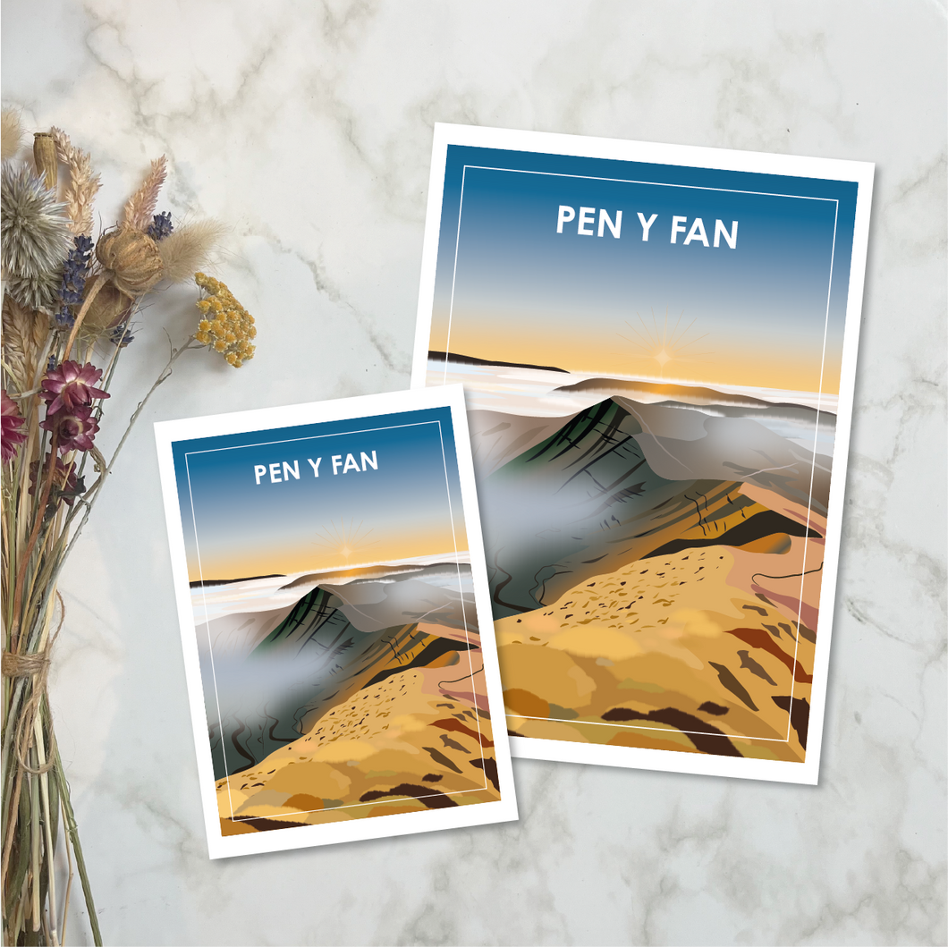 Pen y Fan Travel Print