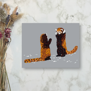 Red Pandas Print