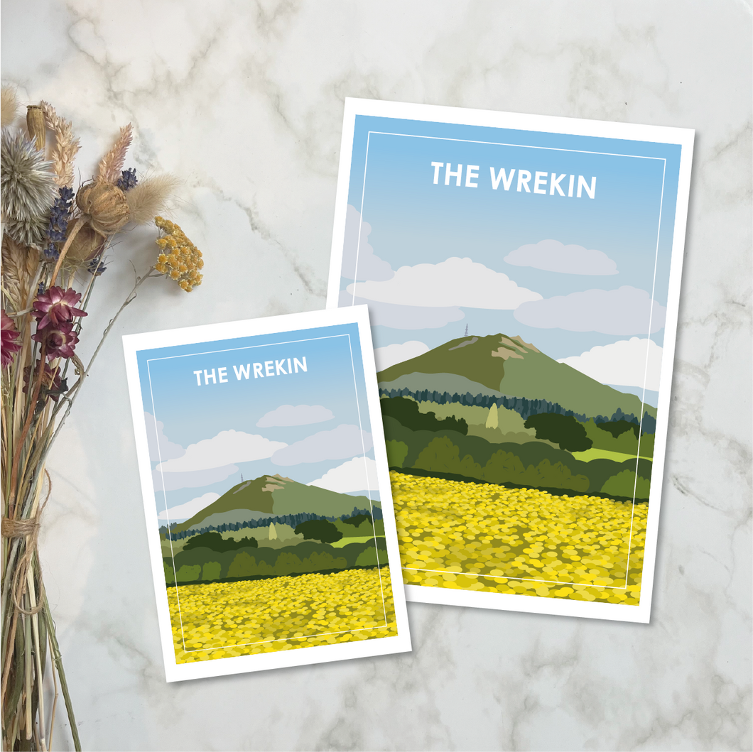 The Wrekin Travel Print