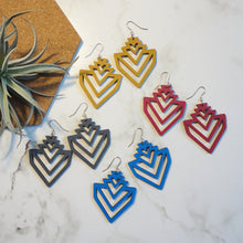 Load image into Gallery viewer, Wooden Dangly Earrings
