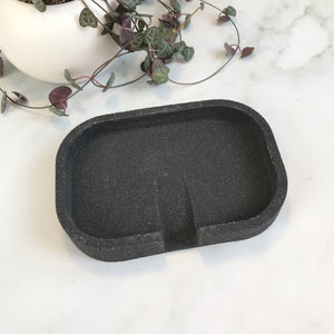 Soap Dish - Charcoal Black