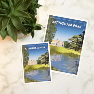 Attingham Park Travel Print
