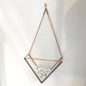 Glass Backed Wall Mounted Planter