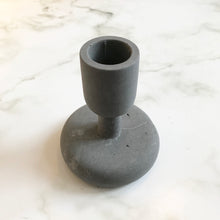 Load image into Gallery viewer, Candlestick Holder - Charcoal Grey
