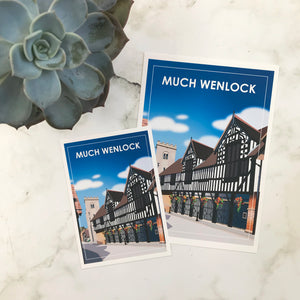 Much Wenlock Travel Print