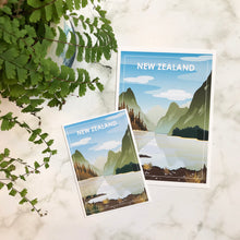 Load image into Gallery viewer, New Zealand Travel Print
