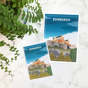Edinburgh Travel Print