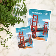 Load image into Gallery viewer, San Francisco Travel Print
