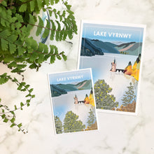 Load image into Gallery viewer, Lake Vyrnwy Travel Print
