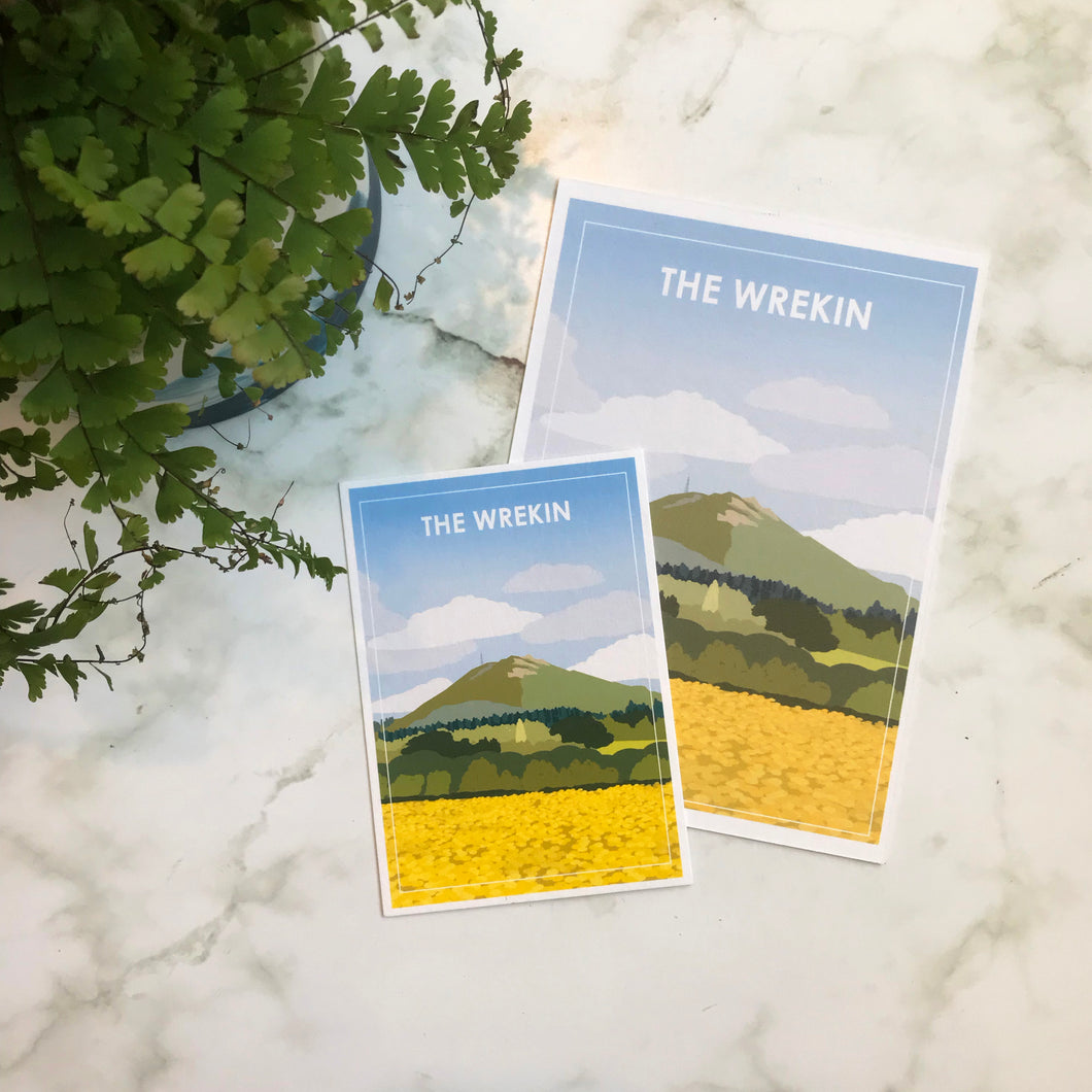 The Wrekin Travel Print