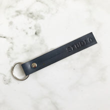 Load image into Gallery viewer, Embossed Leather Keyring - Studio
