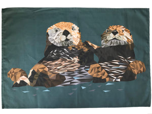 Otters Tea Towel