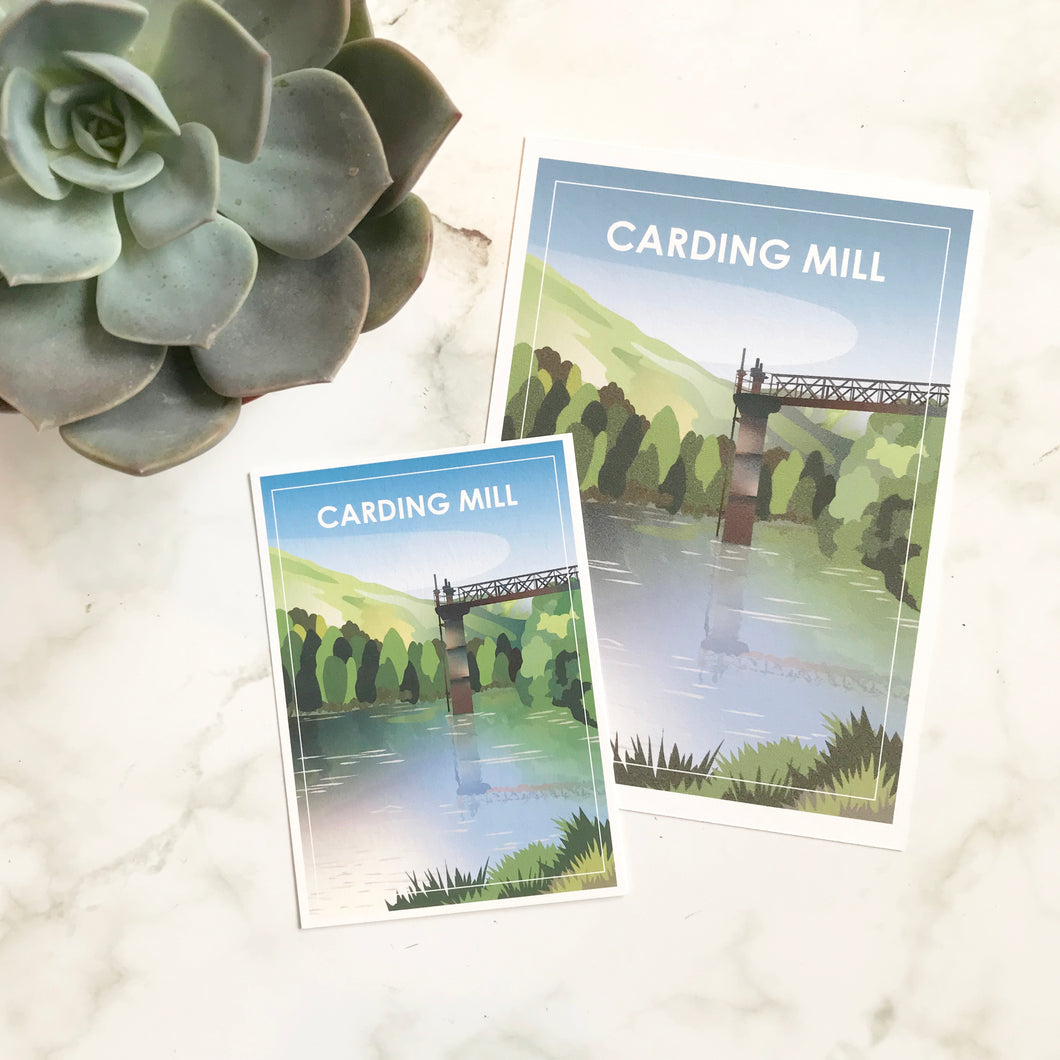 Carding Mill Travel Print