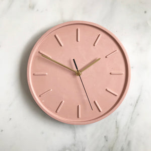 Dusky Pink Wall Clock