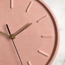 Load image into Gallery viewer, Dusky Pink Wall Clock
