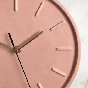 Dusky Pink Wall Clock