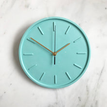 Load image into Gallery viewer, Turquoise Wall Clock
