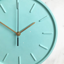 Load image into Gallery viewer, Turquoise Wall Clock
