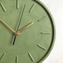 Load image into Gallery viewer, Olive Green Wall Clock
