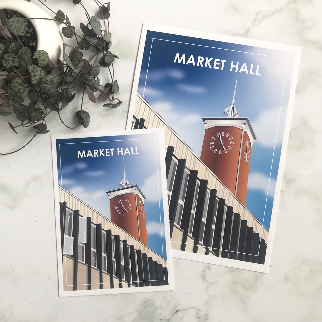 Market Hall Travel Print