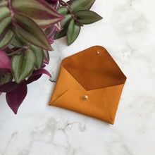 Load image into Gallery viewer, Card Sleeve - Clementine Leather
